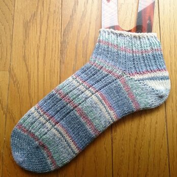 手編み靴下 opal cotton premium 8891の画像