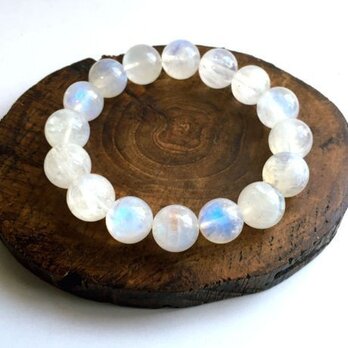 レインボームーンストーンブレスレット 13.5mm 004