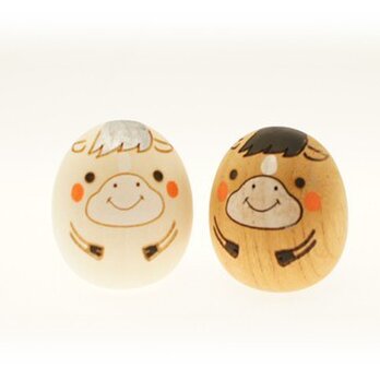 たまごこけし・干支馬