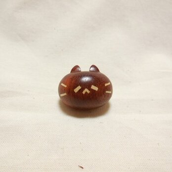 カリン杢のピンズ　ネコノカミ