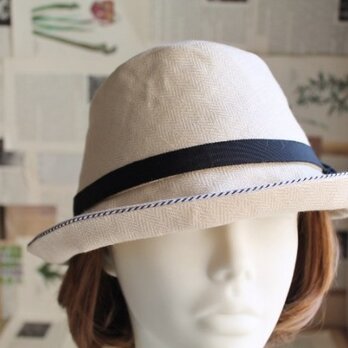 リネン・ハット　M58cm　Ｌ60cm