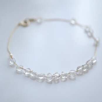 Herkimerdiamond bracelet　K10