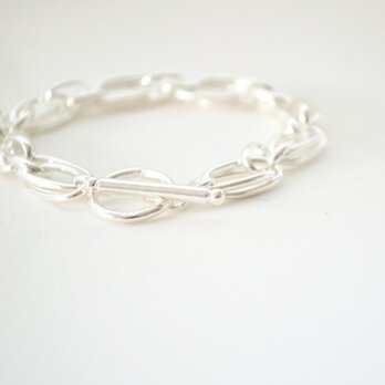 Silver chain Braceletの画像