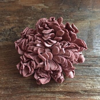 革花のカブトピン LSP 金具6cm ｻｰﾓﾝﾋﾟﾝｸの画像