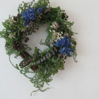 summer forest-wreathの画像