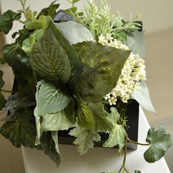 Interior Art flower&green S/BKの画像