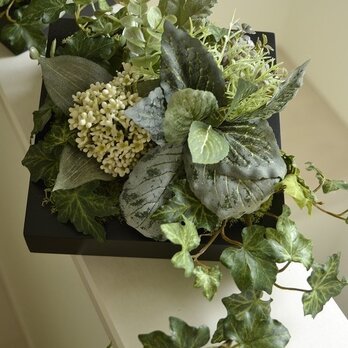 Interior Art flower&green M/BKの画像