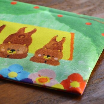 フラットポーチセット［みんなでごろごろ］