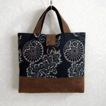 型染めと酒袋のトートバック