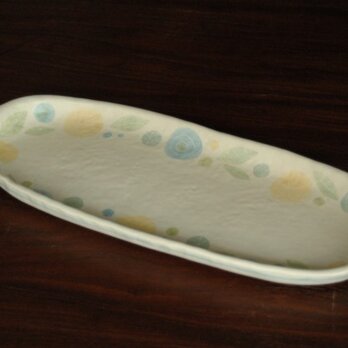 SOLD!　oval　long　plateの画像