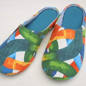 Sサイズ　tapeブルー／ルームシューズ