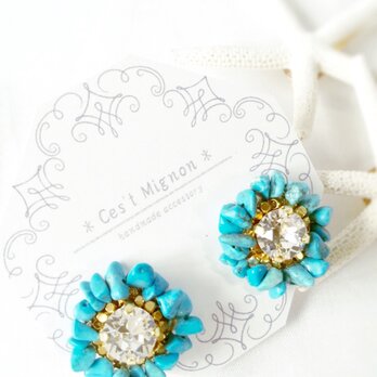 turquoise *ear accessory*の画像