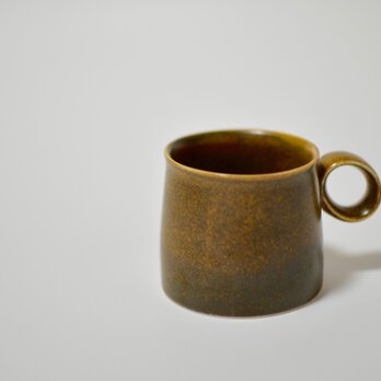 コーヒーカップ　茶の画像