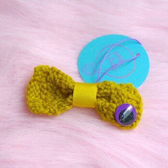 Mr Bow knit (brooch)の画像