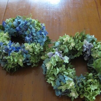 紫陽花wreath-twinsの画像