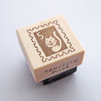 消しゴムはんこ「切手No.5」の画像