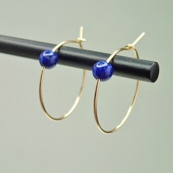 14kgf one stone hoop piercedの画像