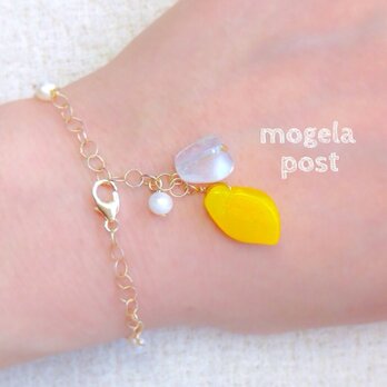 【14kgf】lemon leaf♡パールの腕飾りの画像