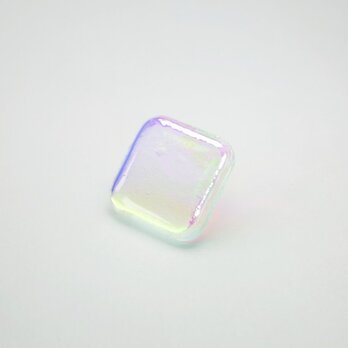 waterdrop pierce (square pink)の画像