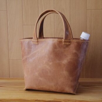 【受注生産】国産オイルドレザーの厚マチランチトートバッグ