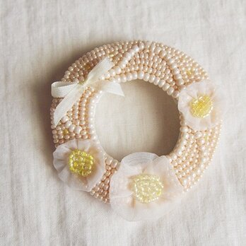 hananowa-yellowブローチ