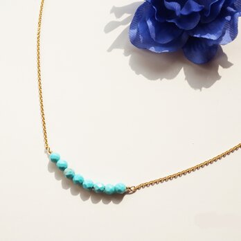ターコイズネックレス Turquoise necklace N0011の画像
