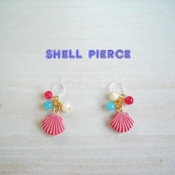 SHELL PIERCE アカイロニマイガイの画像