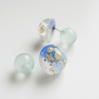 人魚の宝物ピアス（大）