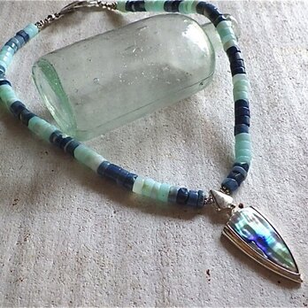 Paua Shell ＆ Opal Surf Necklaceの画像