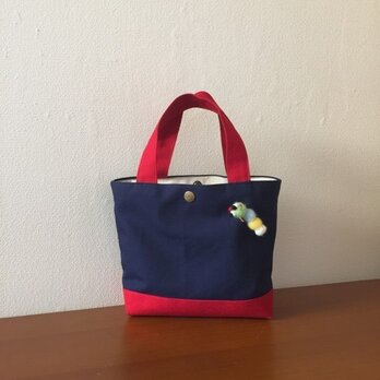 帆布シンプルトート S ブローチ付き