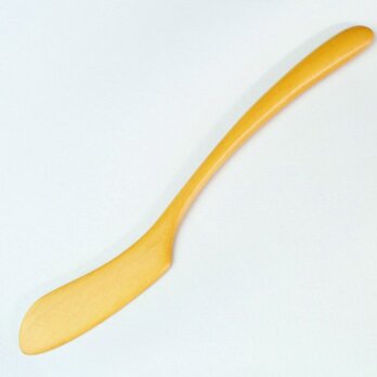 四辺形のバターナイフ・木製PKの画像