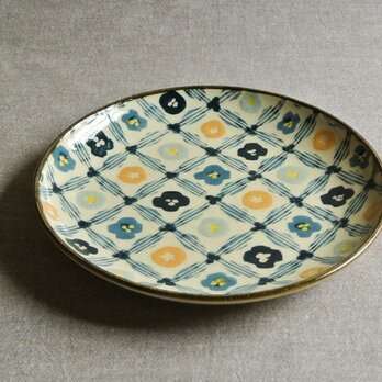 花格子 8寸プレート