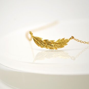 14kgf Feather Necklaceの画像