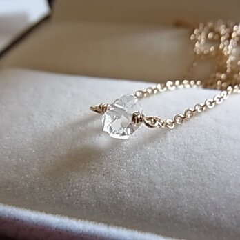 14KGF　ＮＹherkimer diamond ネックレスの画像