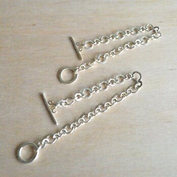 Silver Round Chain Braceletの画像