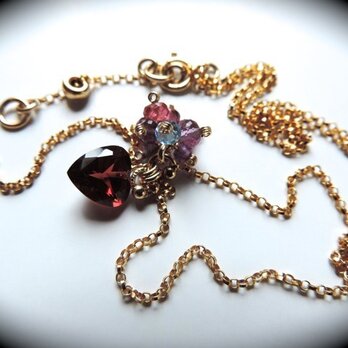 『 Heart line ( one ) 』Necklaceの画像