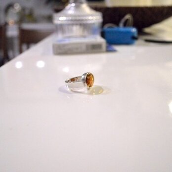 Oval Amber Ringの画像