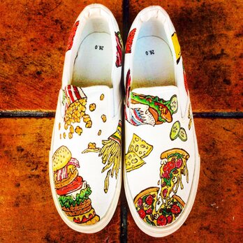 junk food!!/mens slip-on《受注製作》の画像