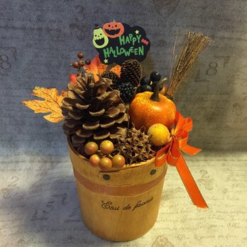 パンプキンと木の実のハロウィンアレンジ Mの画像