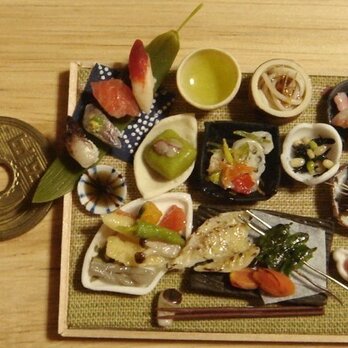 ★和の御膳・あじ開き定食・ししとう焼きを添えての画像