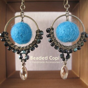 Cute ball pierce Turquoise ver.の画像