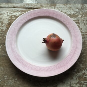 ピンクの点々プレート