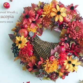 Autumn Harvest Wreath/Cornucopiaの画像