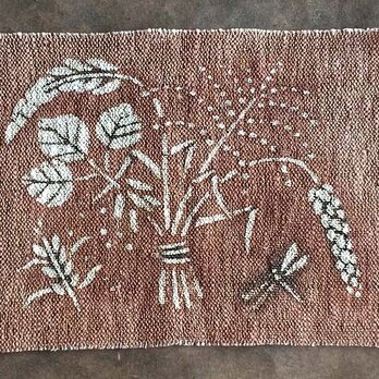 柿渋染め　ティーマット　大地からのおくりもの