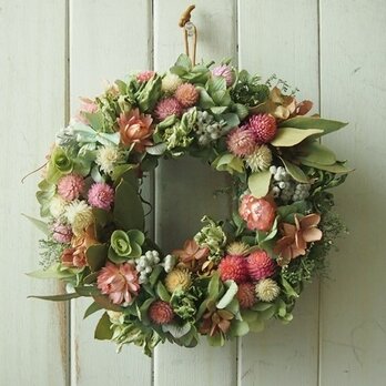 ピンクの小花のスイートリース