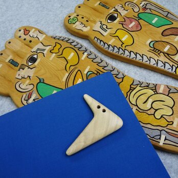 アートな足裏ツボ押し＆ペンダント　Ａ－２