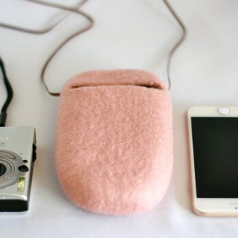iPhoneポシェット cocoon（ピンク）Lサイズの画像