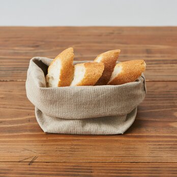 【再入荷】ブレッドバスケット（リネン帆布のパン袋）Sサイズの画像