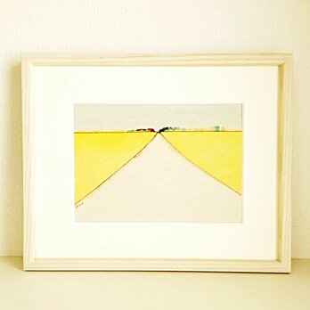 再販｜原画「春風」※木製額縁入り（八つ切りサイズ）の画像