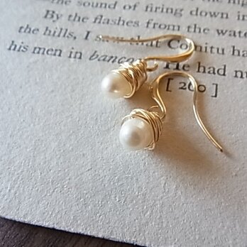 16KGP　淡水スティックパールピアス